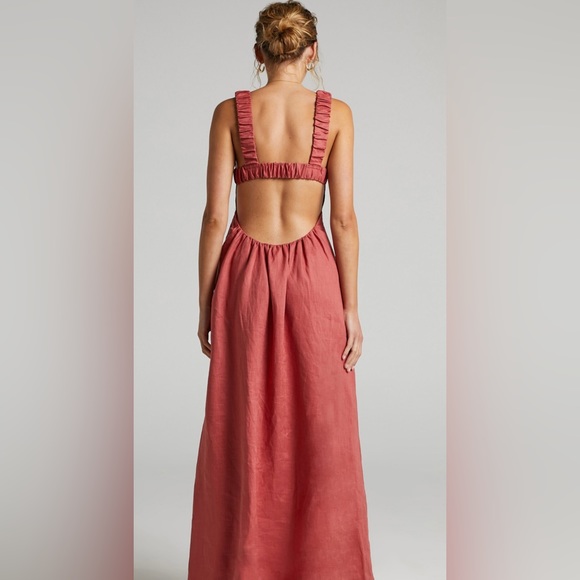 Showpo Amalie the label linen maxi dress - Picture 4 of 6